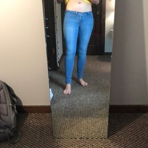 Hollister light jean leggings
